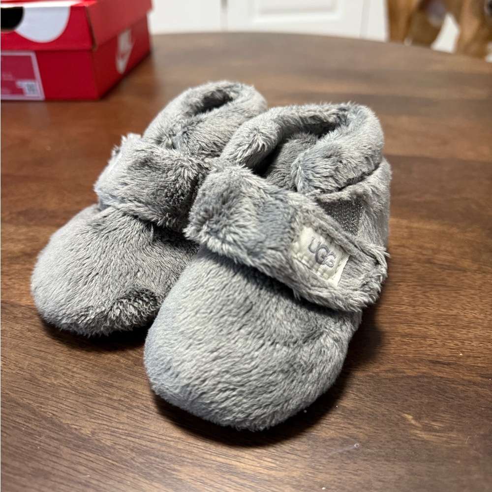UGG Soft Gray Infant Booties